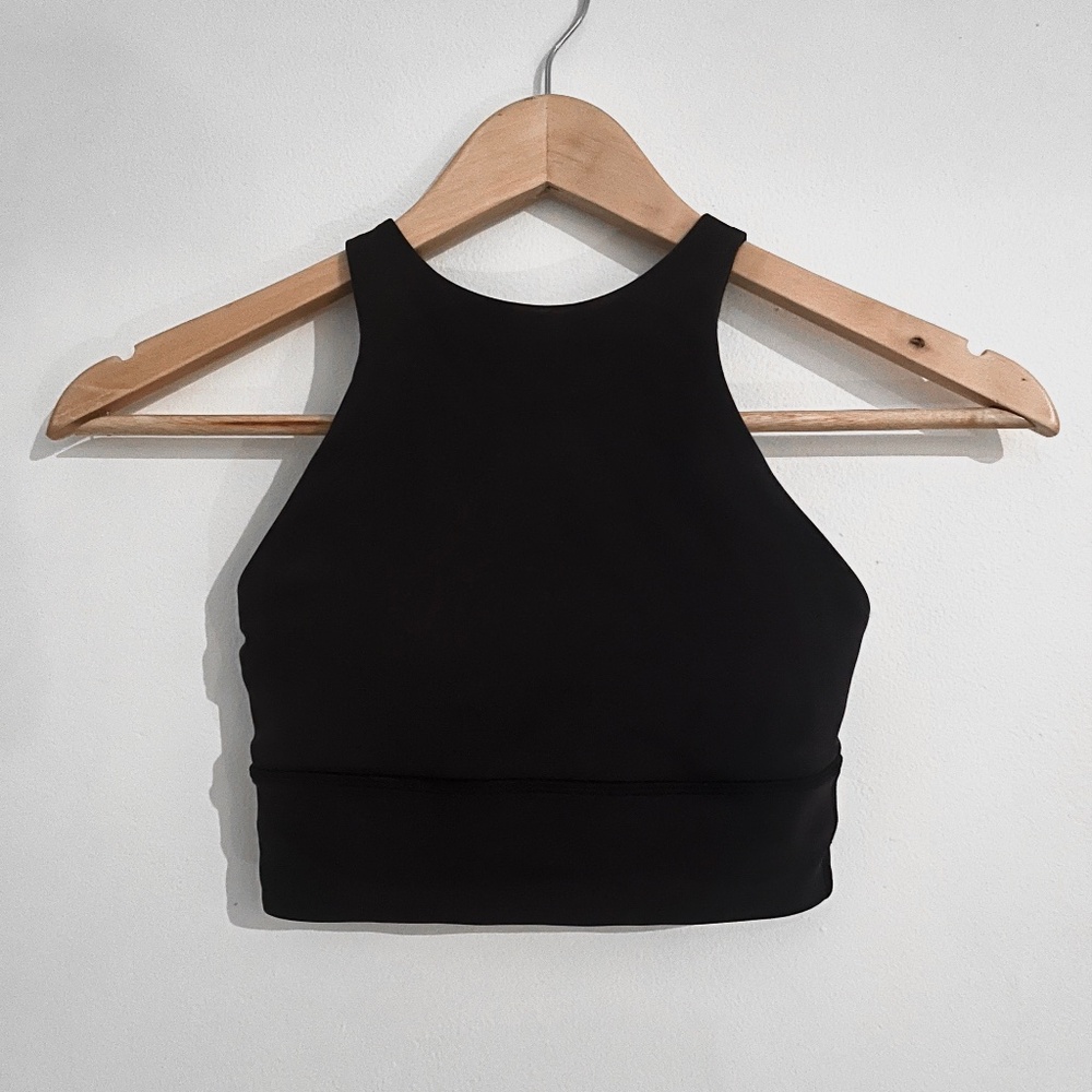 Lululemon Energy Longline Bra Medium Support Black Like New